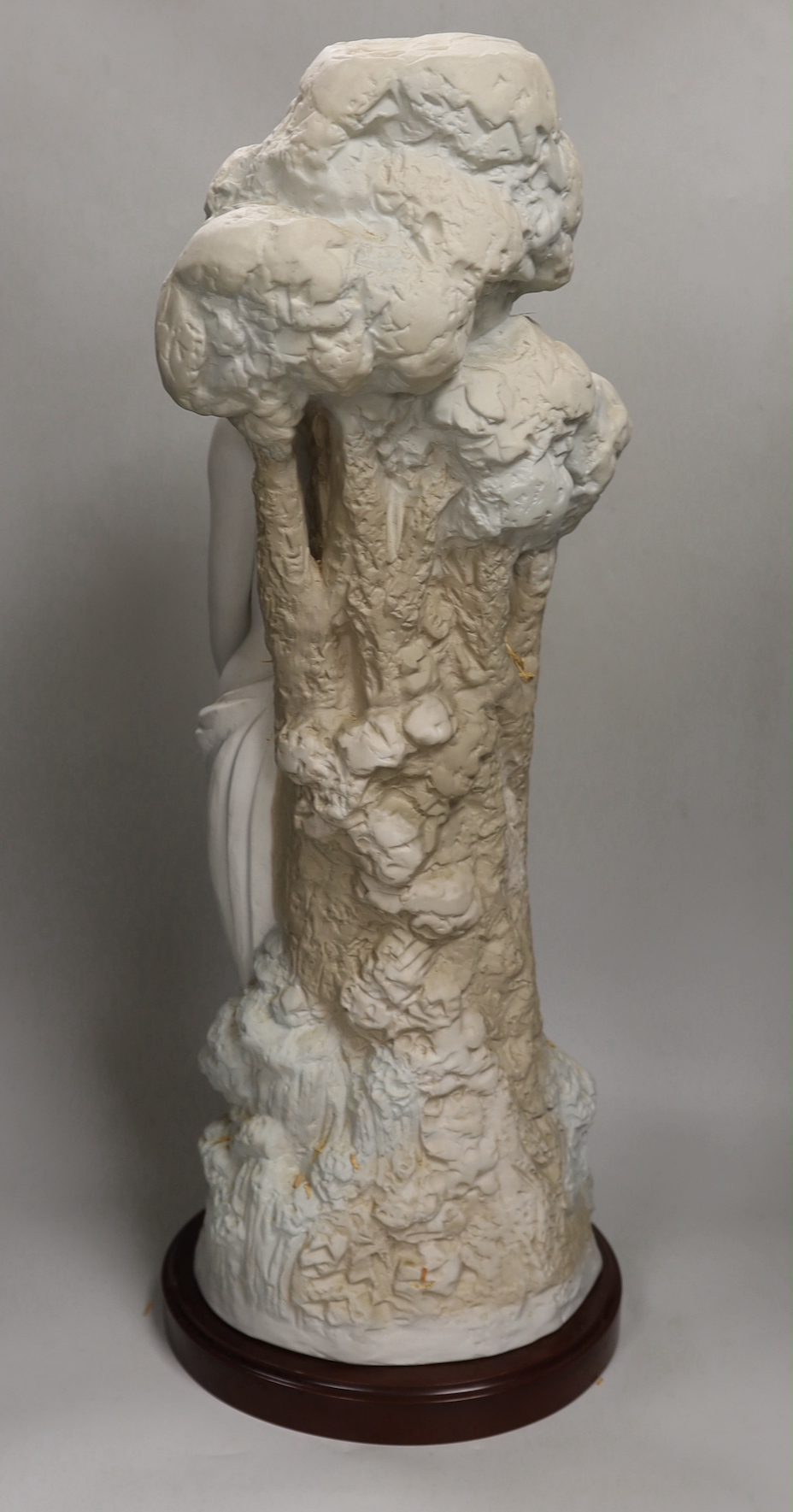 A large Lladro figure, 'La Denus del Cantaro', on stand with certificate, figure and stand 64cm high